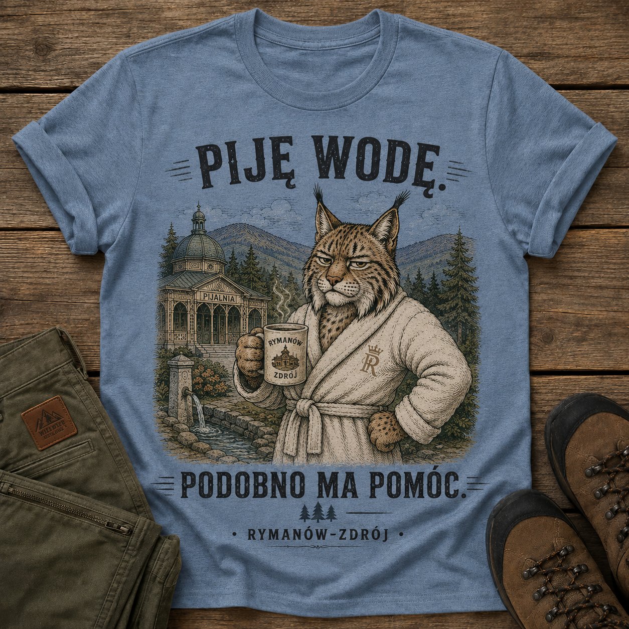 Piję wodę. Podobno ma pomóc